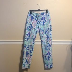 Lilly Pulitzer Kelly SkinnyAnklePant Into The Deep